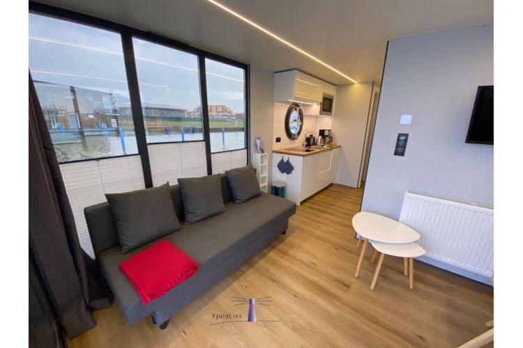 Hausboot Fjord Vela Mit Biosauna In Barth Buitenkant foto